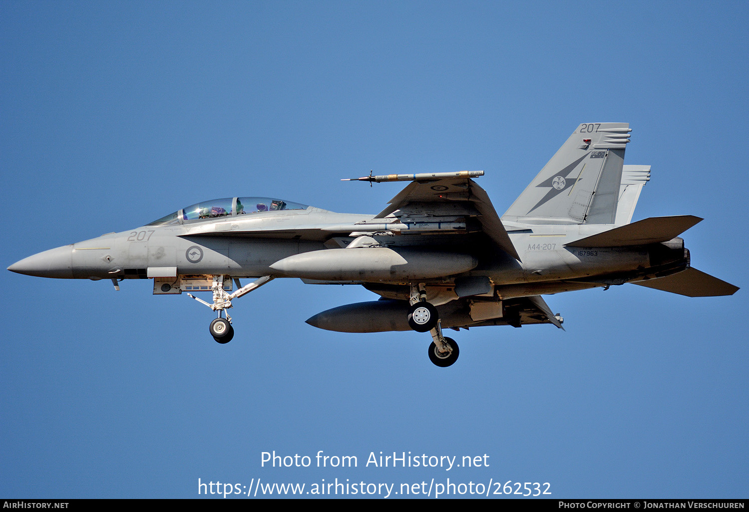 Aircraft Photo of A44-207 | Boeing F/A-18F Super Hornet | Australia - Air Force | AirHistory.net #262532