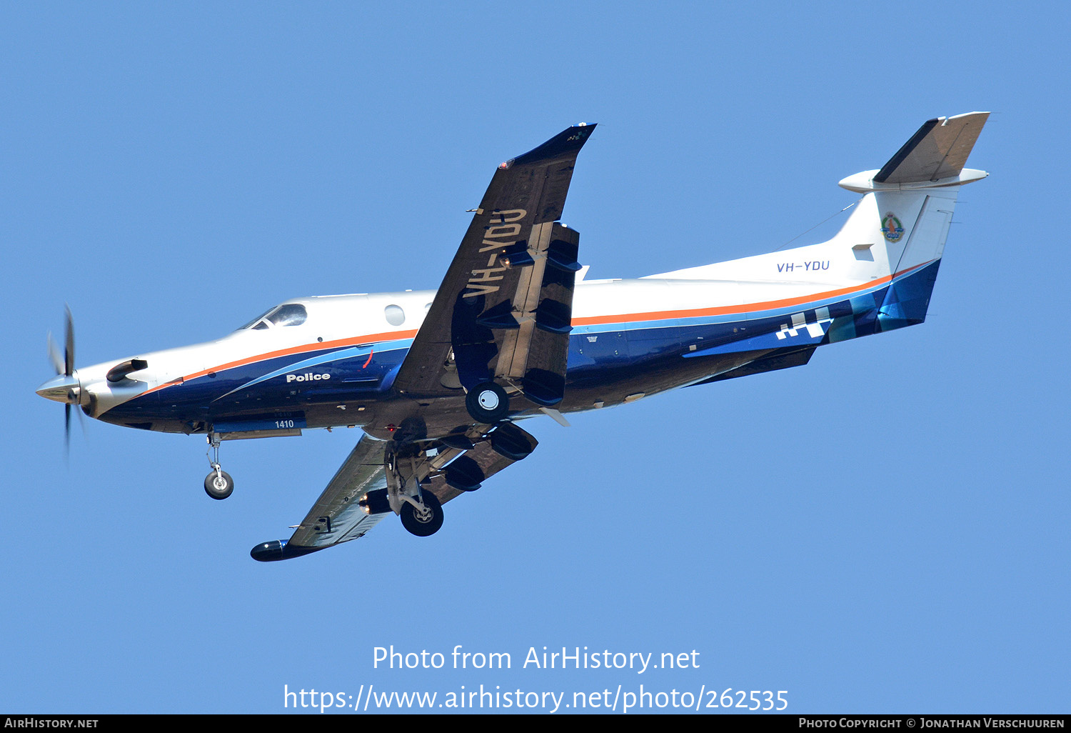 Aircraft Photo of VH-YDU | Pilatus PC-12NG (PC-12/47E) | Northern Territory Police | AirHistory.net #262535