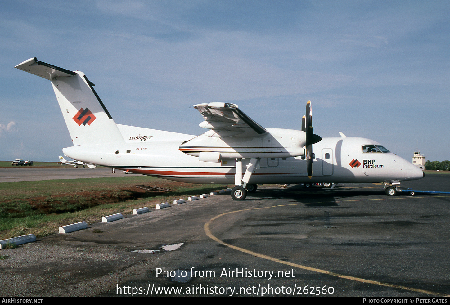 Aircraft Photo of VH-LAR | De Havilland Canada DHC-8-103 Dash 8 | BHP Petroleum | AirHistory.net #262560