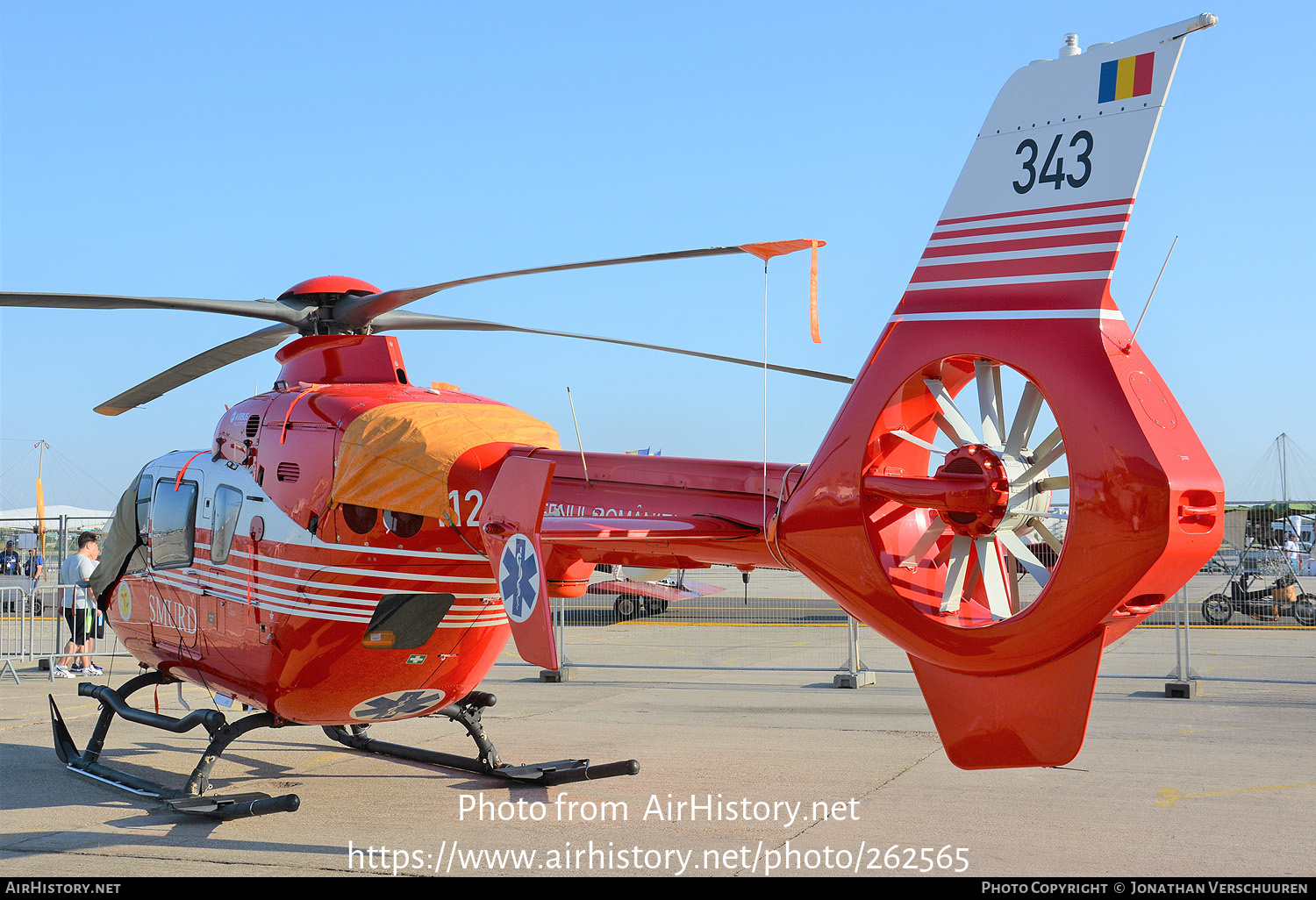 Aircraft Photo of 343 | Eurocopter EC-135T-2 | Romania - SMURD | AirHistory.net #262565