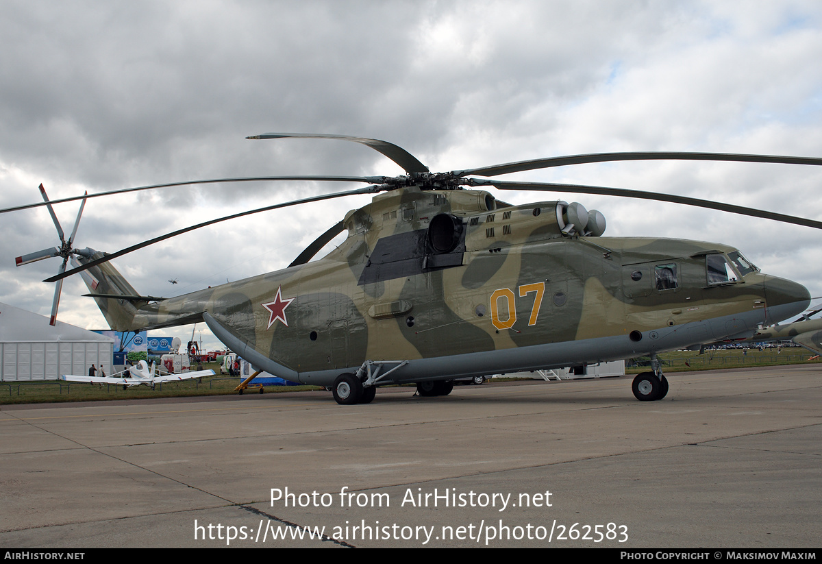 Aircraft Photo of 07 yellow | Mil Mi-26T | Russia - Air Force | AirHistory.net #262583