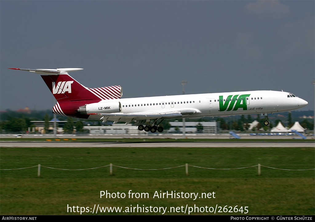 Aircraft Photo of LZ-MIK | Tupolev Tu-154M | VIA - Air VIA Bulgarian Airways | AirHistory.net #262645