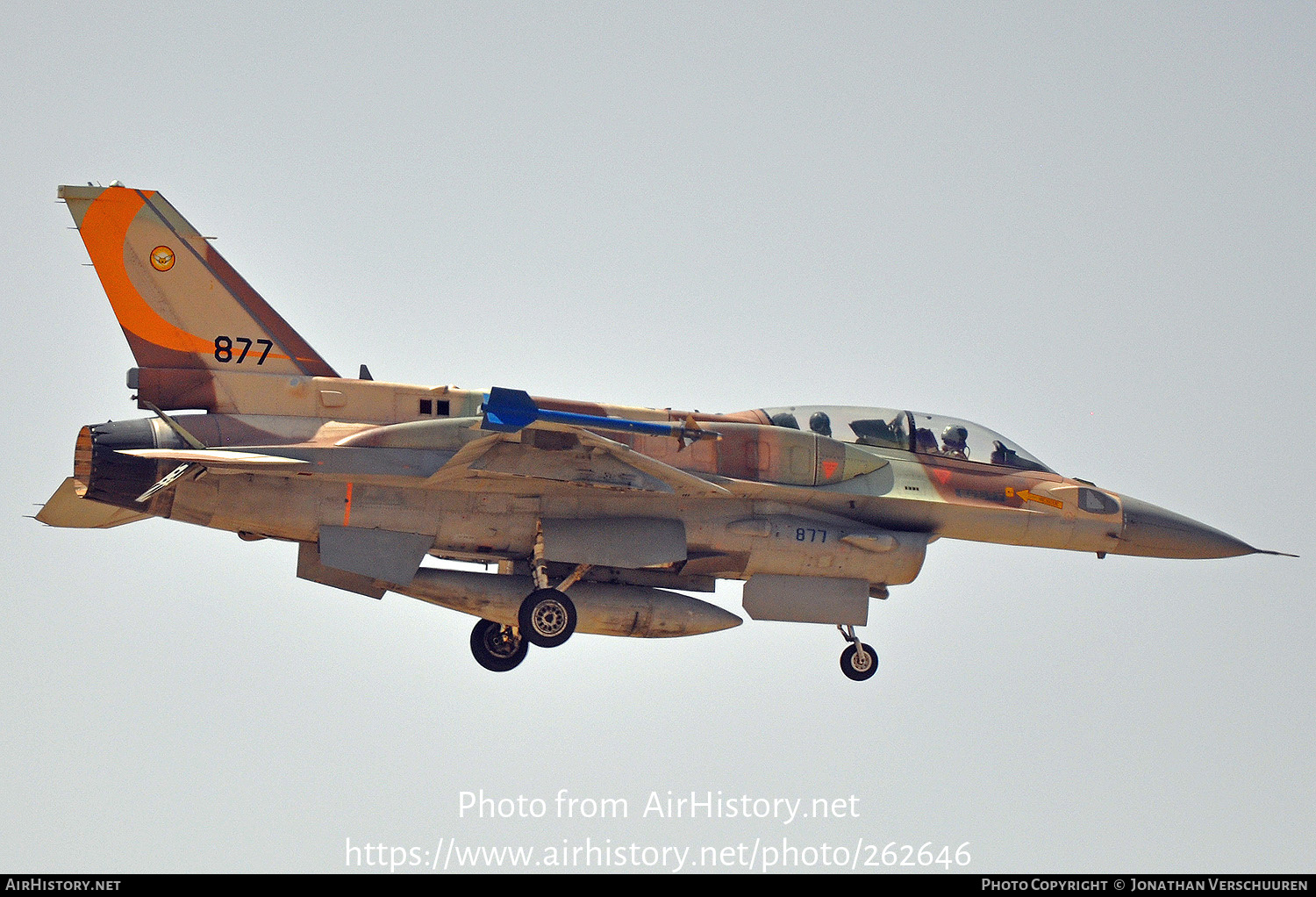 Aircraft Photo of 877 | Lockheed Martin F-16I Sufa | Israel - Air Force | AirHistory.net #262646