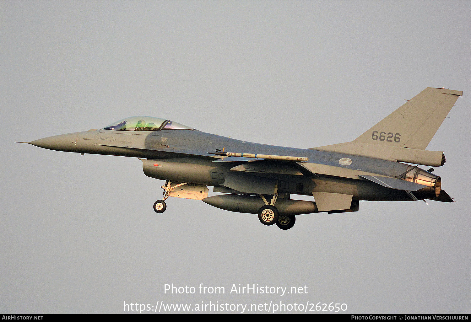 Aircraft Photo of 6626 | General Dynamics F-16V Fighting Falcon | Taiwan - Air Force | AirHistory.net #262650