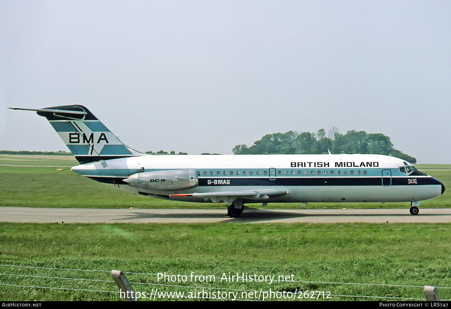 Aircraft Photo of G-BMAG | Douglas DC-9-15 | British Midland Airways - BMA | AirHistory.net #262712