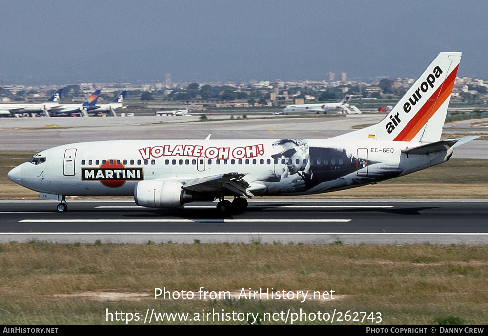 Aircraft Photo of EC-GEQ | Boeing 737-3Y0 | Air Europa | AirHistory.net #262743