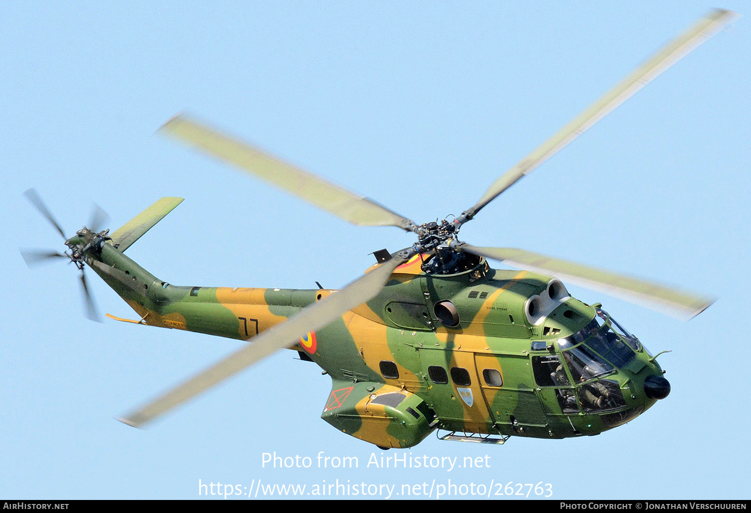 Aircraft Photo of 77 | Aerospatiale IAR-330M Puma | Romania - Air Force | AirHistory.net #262763