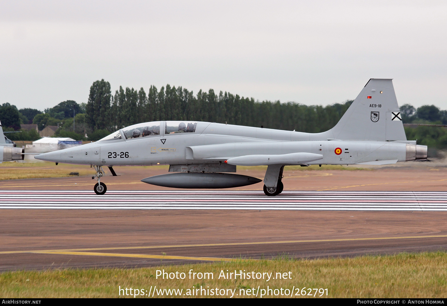 Aircraft Photo of AE9-18 | Northrop SF-5B(M) Freedom Fighter | Spain - Air Force | AirHistory.net #262791