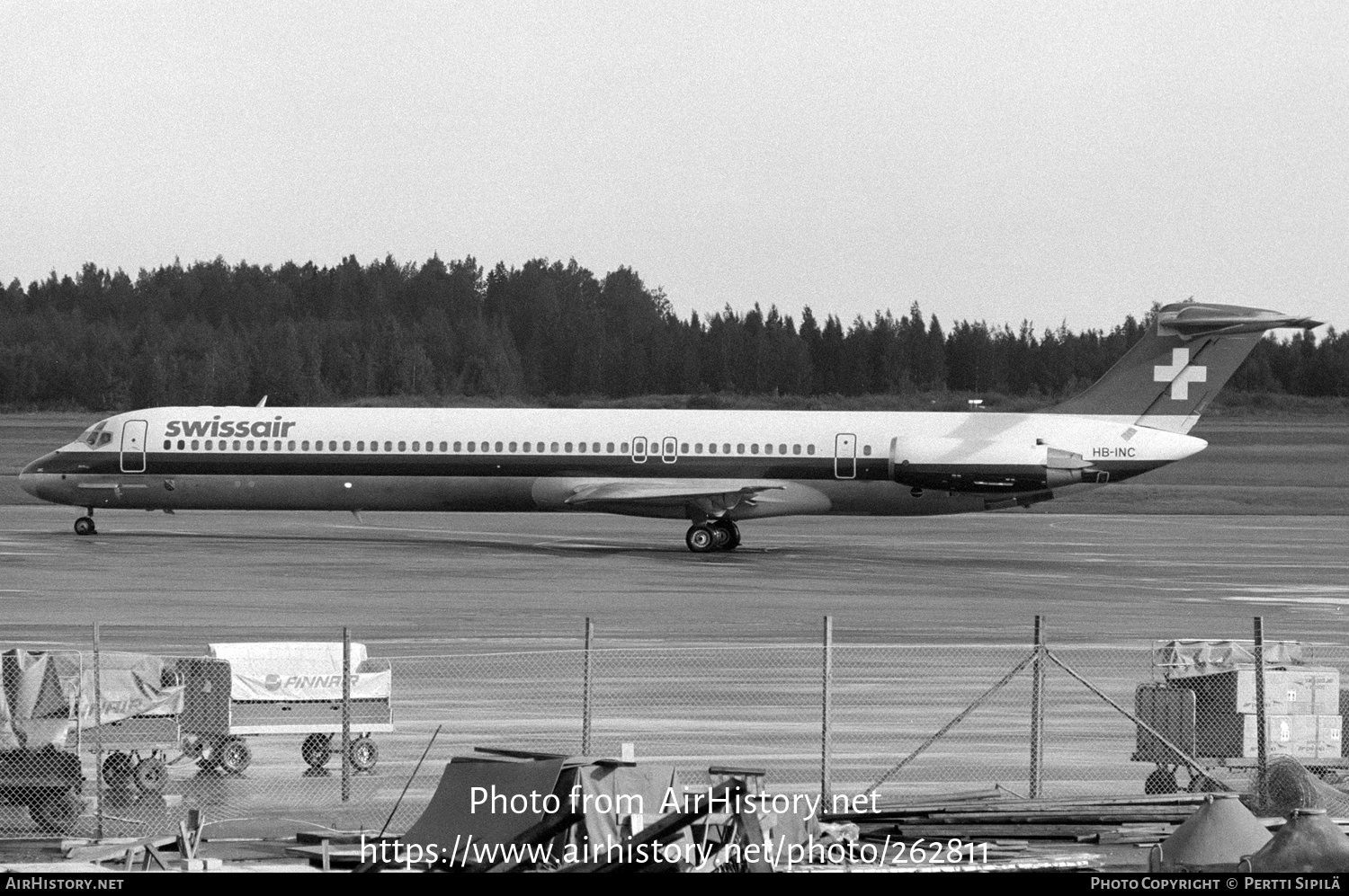 Aircraft Photo of HB-INC | McDonnell Douglas MD-81 (DC-9-81) | Swissair | AirHistory.net #262811