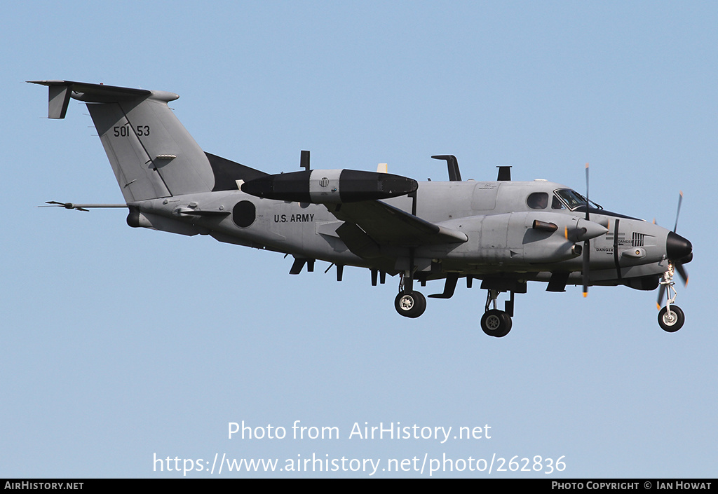 Aircraft Photo of 85-0153 / 50153 | Beech RC-12K Huron (A200CT) | USA - Army | AirHistory.net #262836