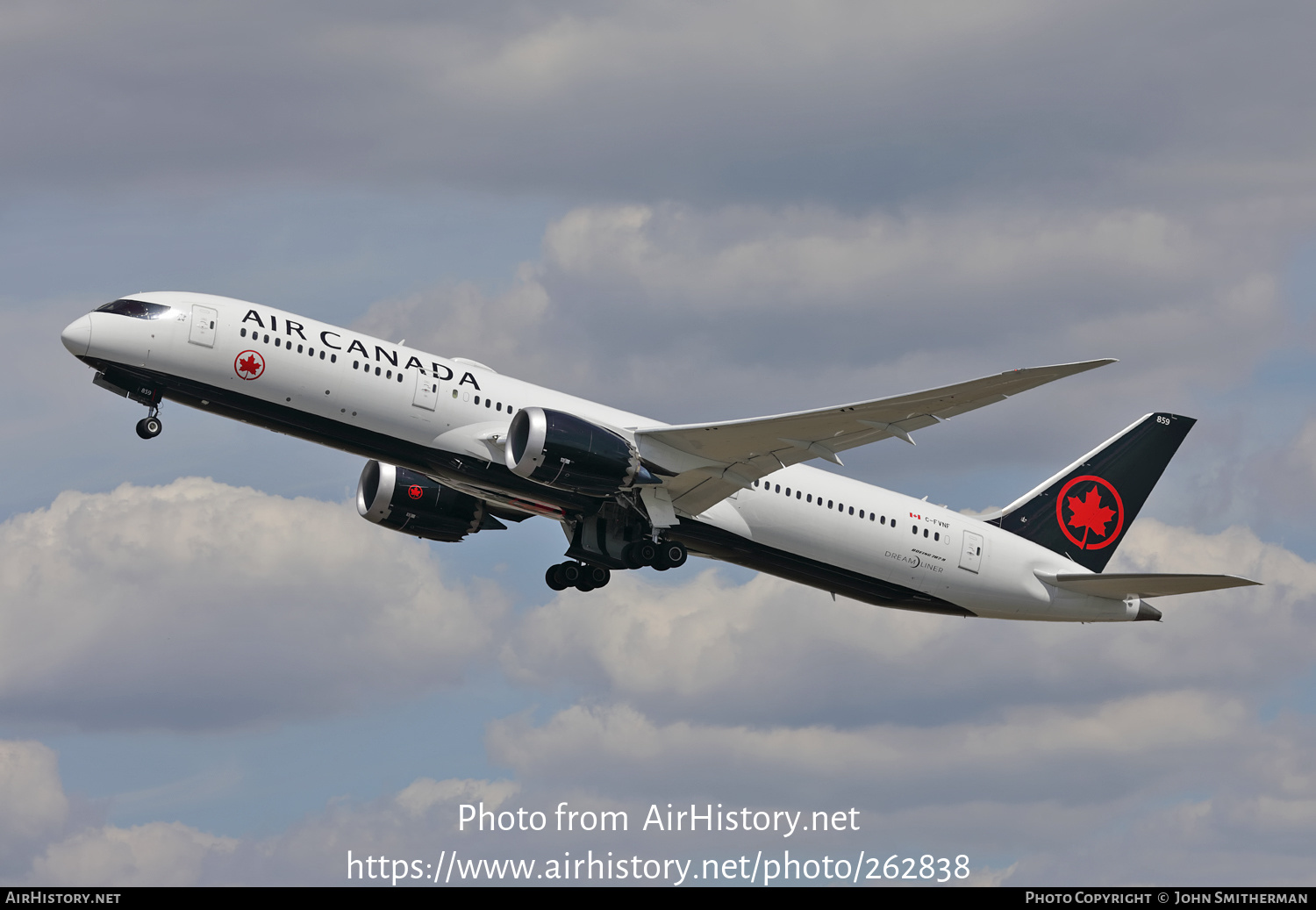 Aircraft Photo of C-FVNF | Boeing 787-9 Dreamliner | Air Canada | AirHistory.net #262838