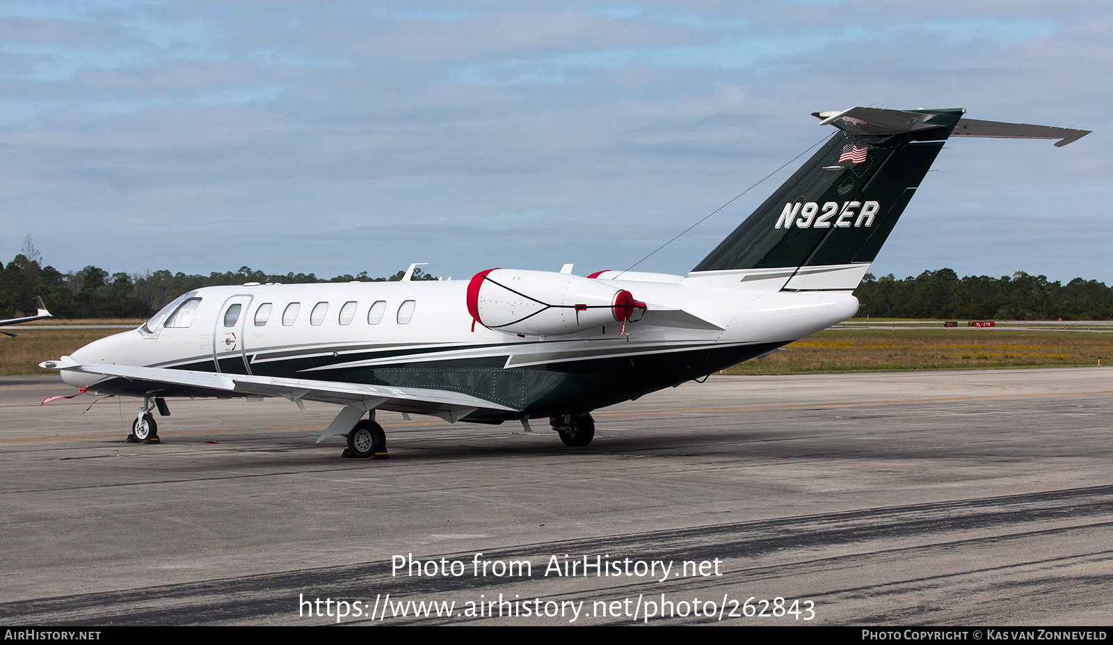 Aircraft Photo of N92ER | Cessna 525B CitationJet CJ3+ | AirHistory.net #262843