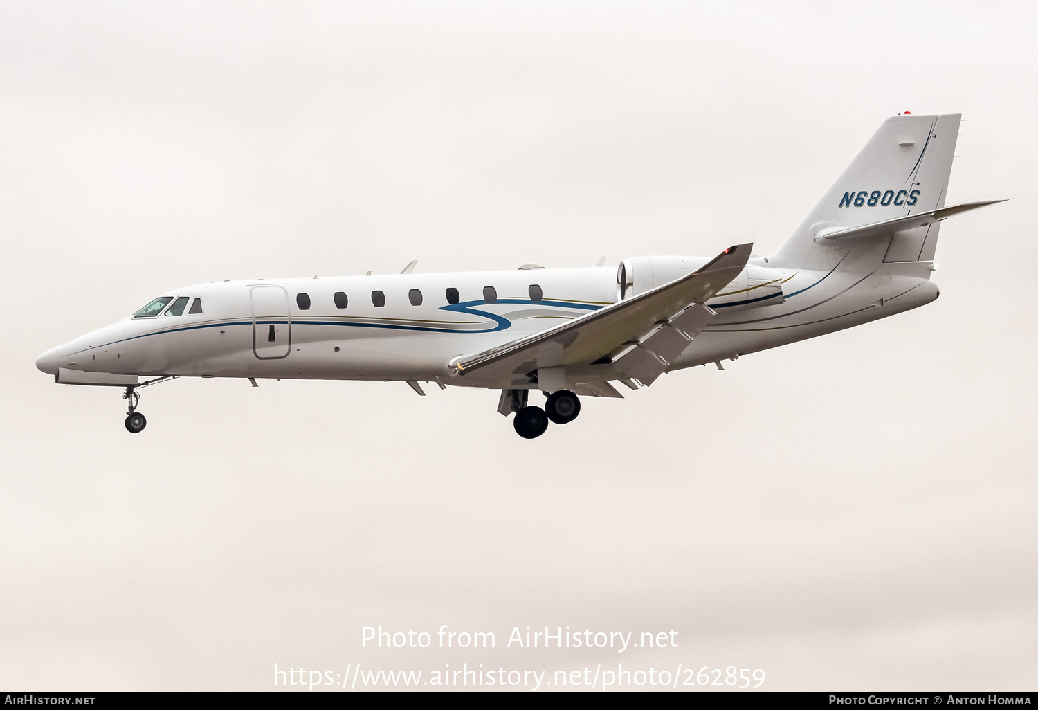 Aircraft Photo of N680CS | Cessna 680 Citation Sovereign | AirHistory.net #262859