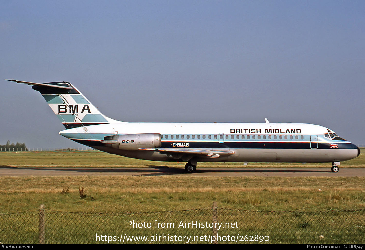 Aircraft Photo of G-BMAB | Douglas DC-9-15 | British Midland Airways - BMA | AirHistory.net #262890