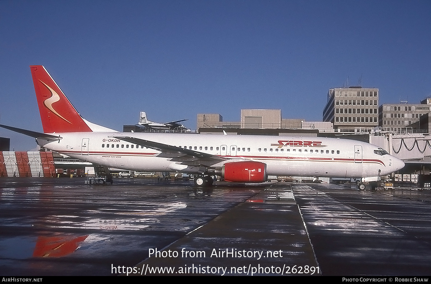 Aircraft Photo of G-OKDN | Boeing 737-8Q8 | Sabre Airways | AirHistory.net #262891