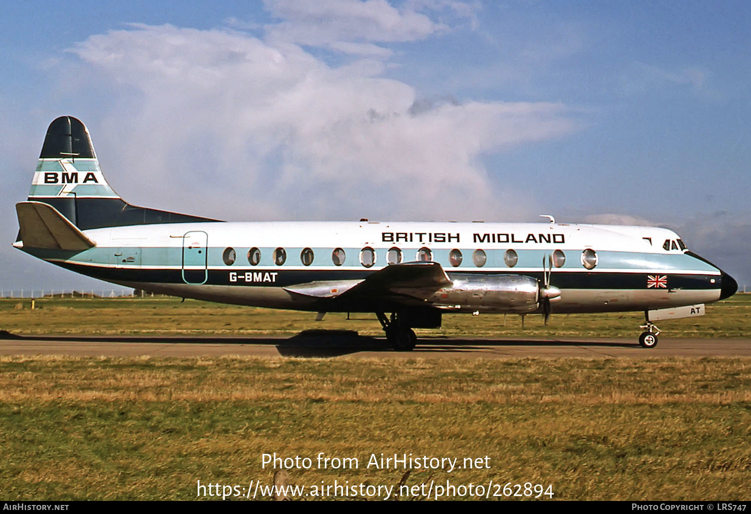 Aircraft Photo of G-BMAT | Vickers 813 Viscount | British Midland Airways - BMA | AirHistory.net #262894
