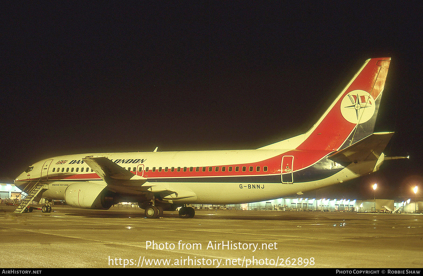 Aircraft Photo of G-BNNJ | Boeing 737-3Q8 | Dan-Air London | AirHistory.net #262898