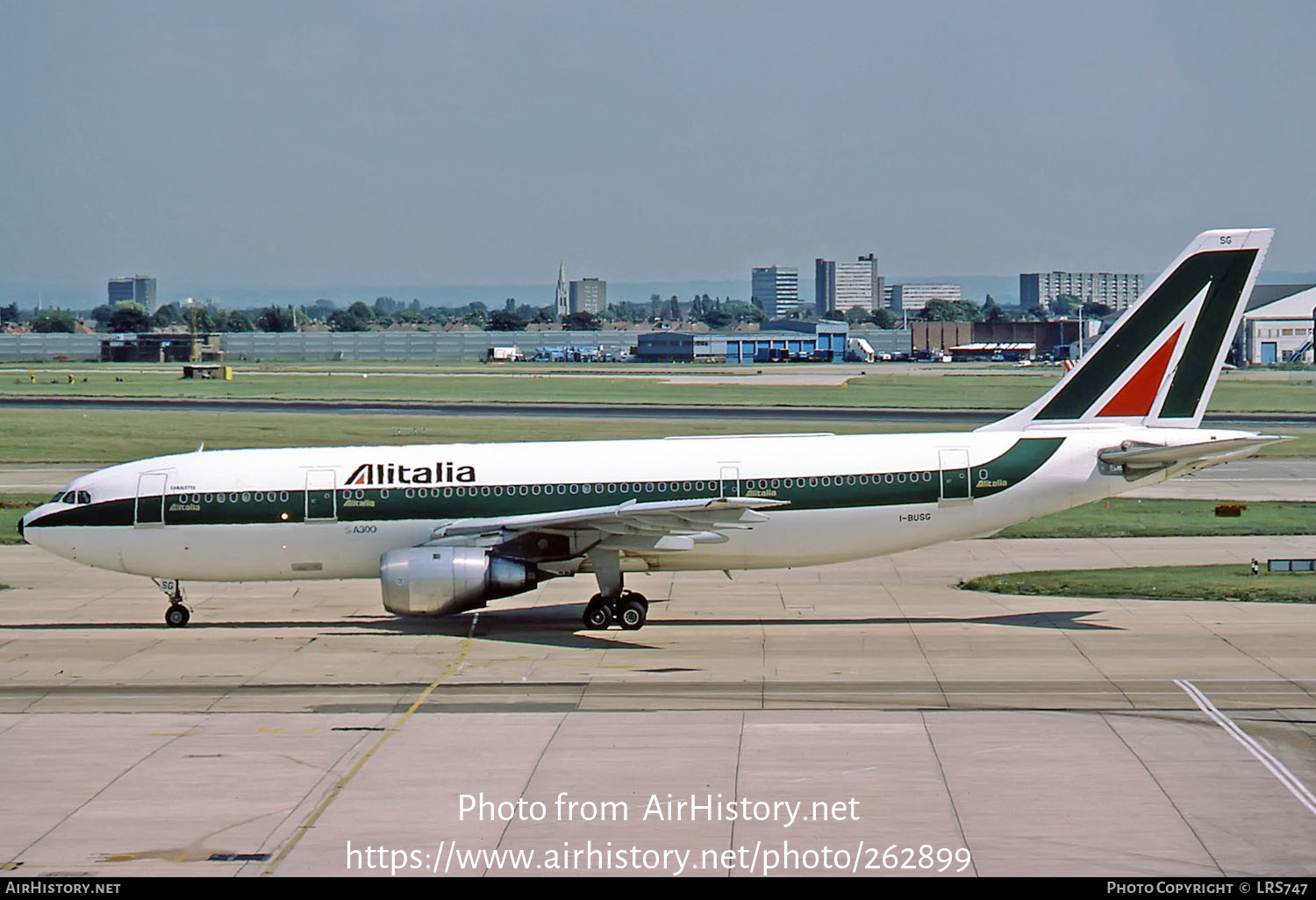 Aircraft Photo of I-BUSG | Airbus A300B4-203 | Alitalia | AirHistory.net #262899