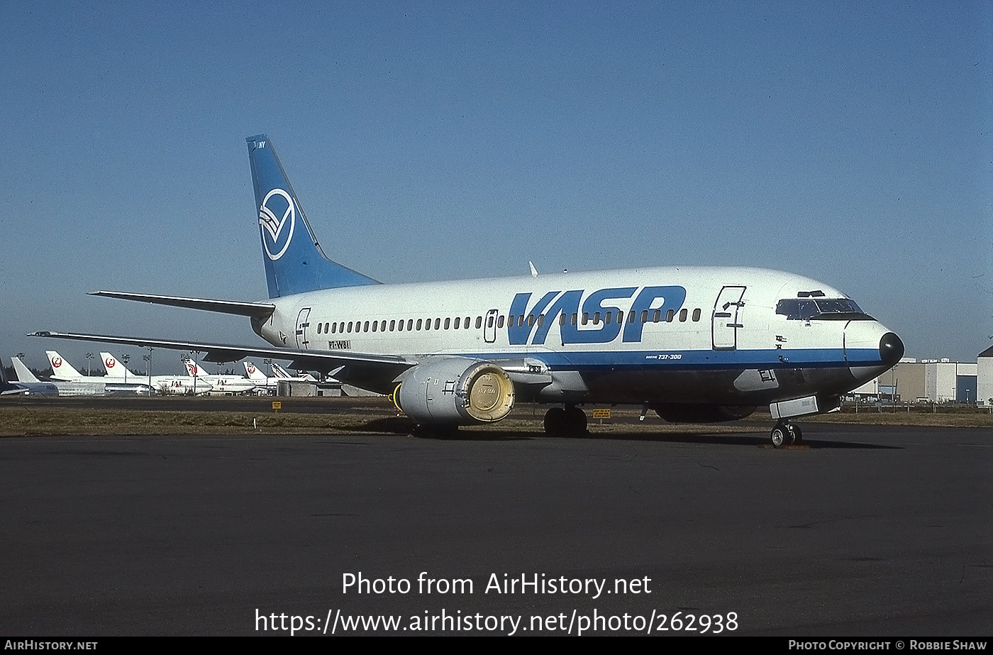 Aircraft Photo of PT-WBI | Boeing 737-33A | VASP | AirHistory.net #262938