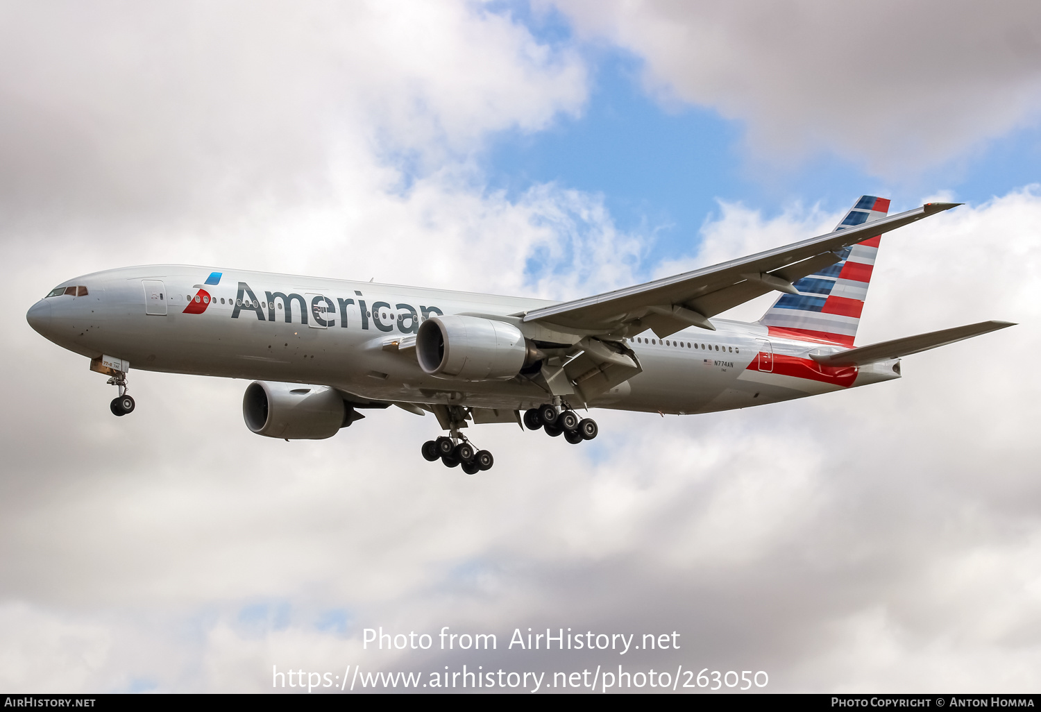 Aircraft Photo Of N774AN | Boeing 777-223/ER | American Airlines ...