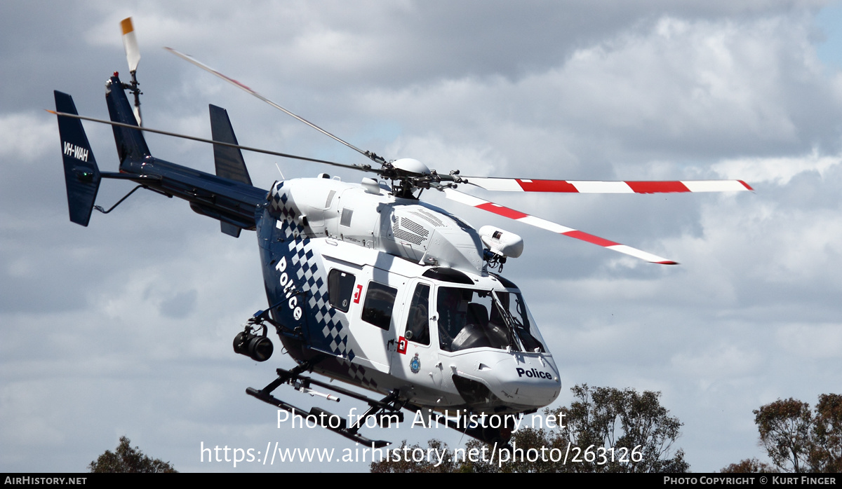 Aircraft Photo of VH-WAH | MBB-Kawasaki BK-117B-2 | Western Australia Police | AirHistory.net #263126