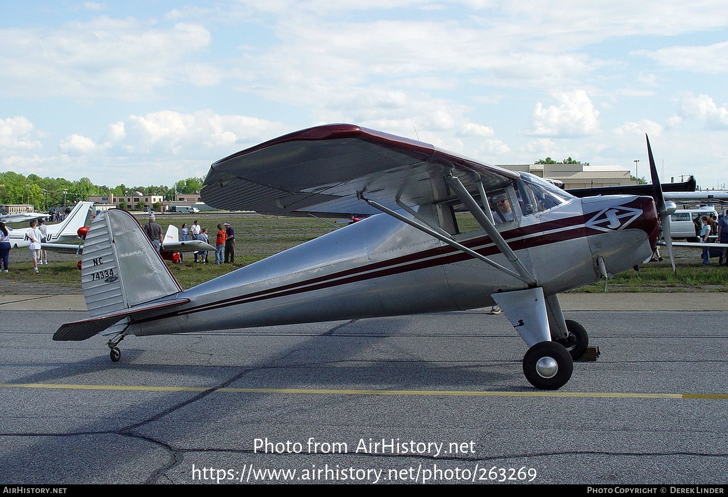 Aircraft Photo Of N74334 / Nc74334 | Luscombe 8A Silvaire | Airhistory.net  #263269