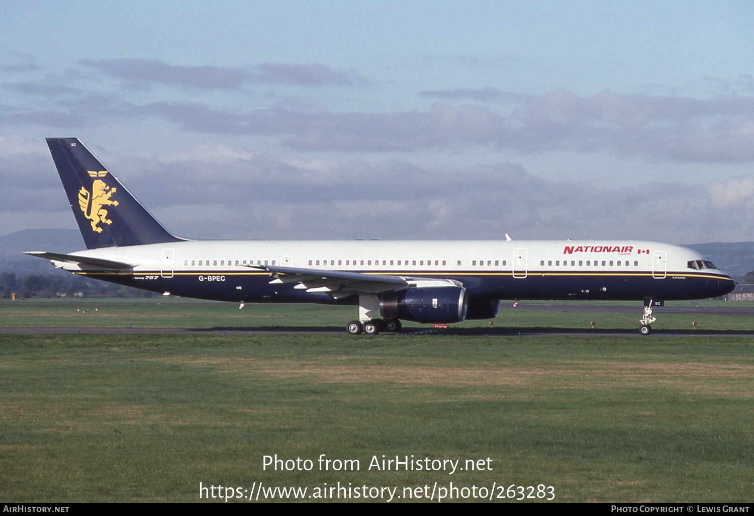 Aircraft Photo of G-BPEC | Boeing 757-236 | Nationair | AirHistory.net #263283