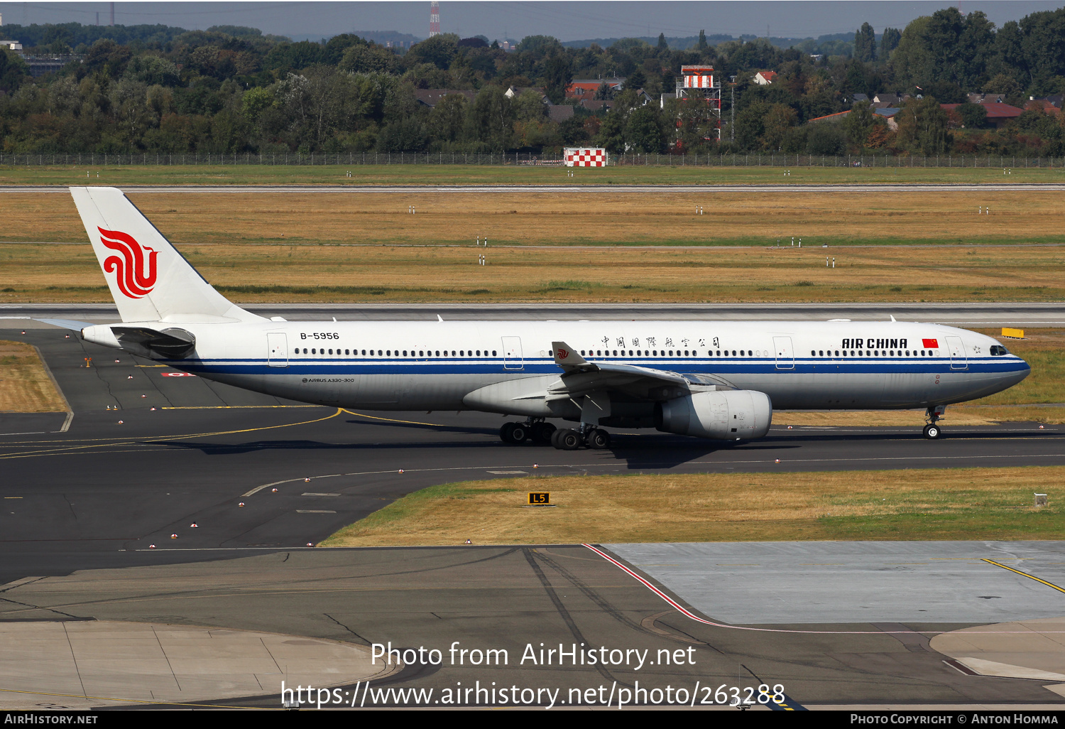 Aircraft Photo of B-5956 | Airbus A330-343E | Air China | AirHistory.net #263288