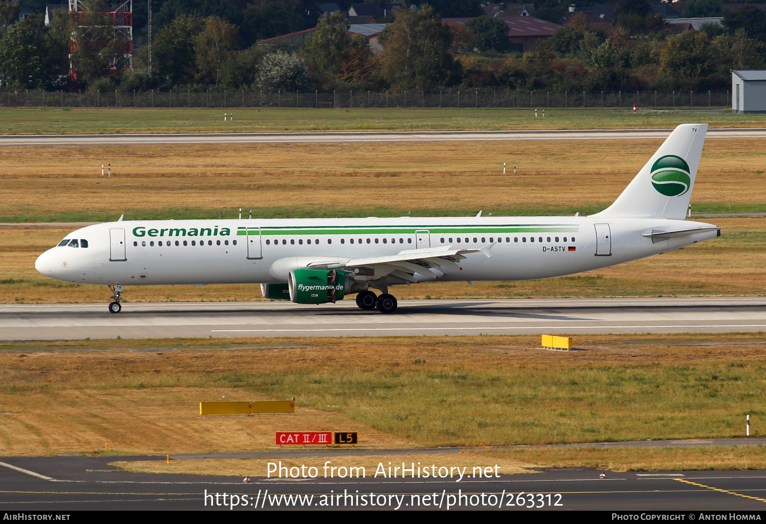 Aircraft Photo of D-ASTV | Airbus A321-211 | Germania | AirHistory.net #263312