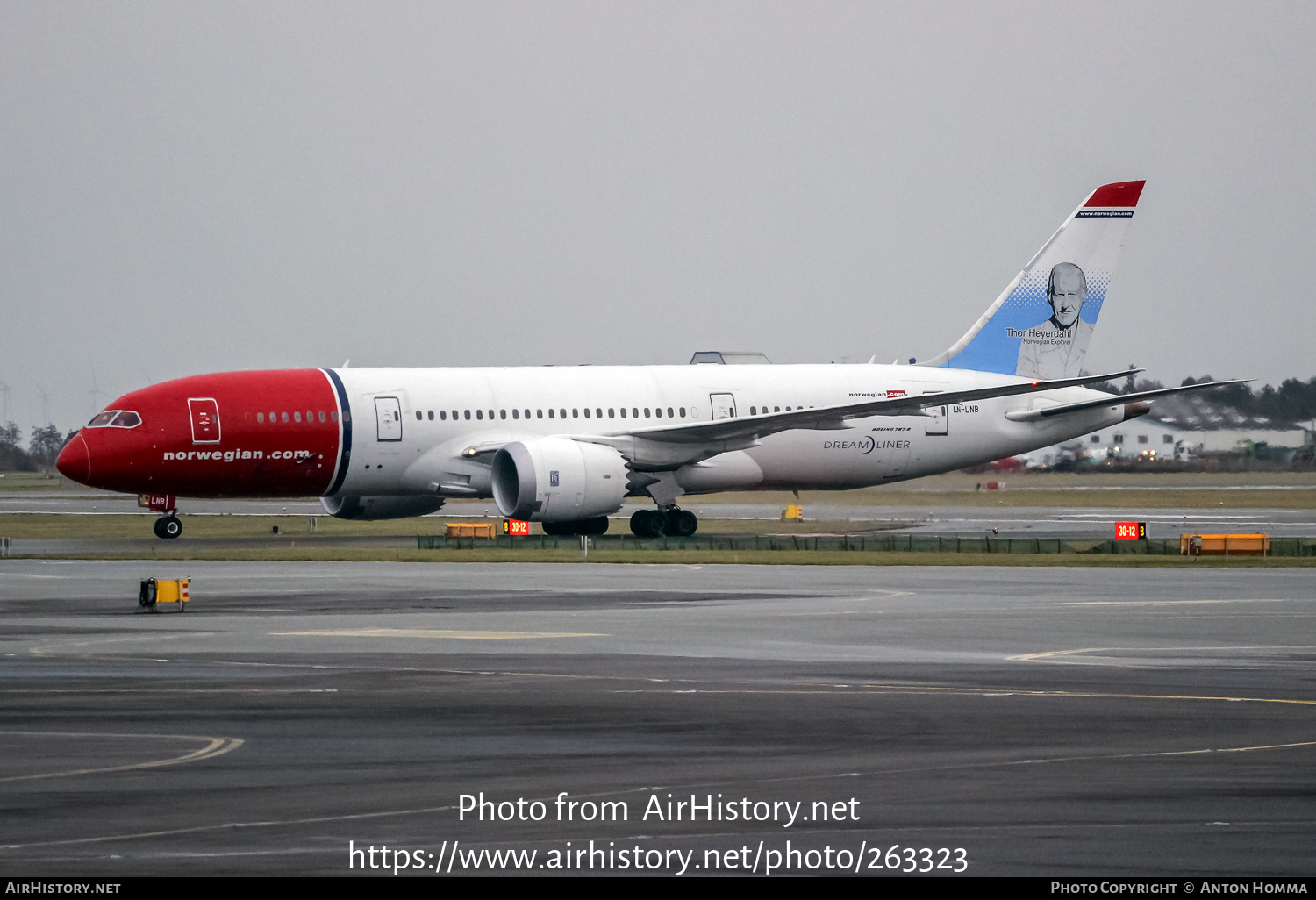 Aircraft Photo of LN-LNB | Boeing 787-8 Dreamliner | Norwegian | AirHistory.net #263323