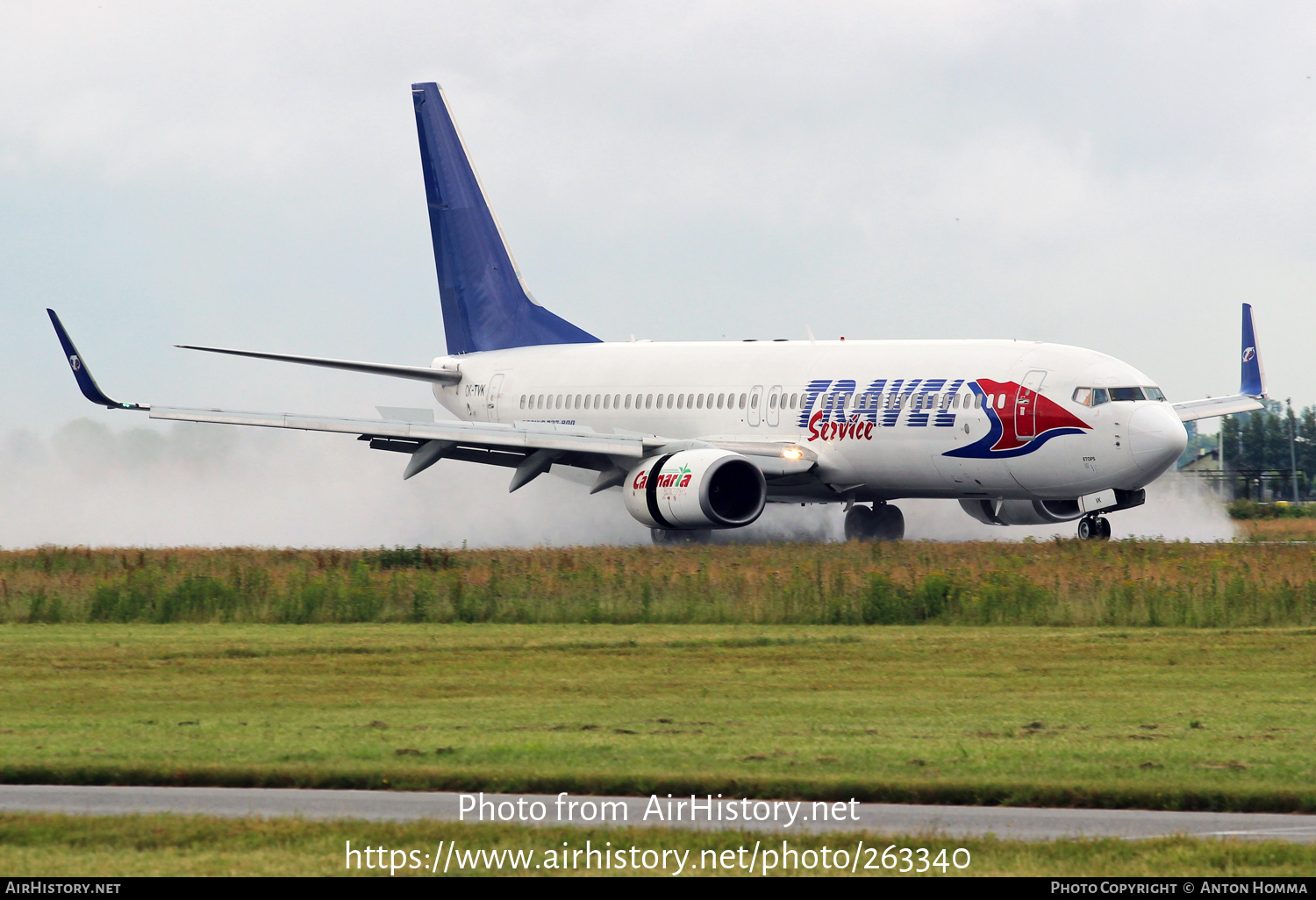 Aircraft Photo of OK-TVK | Boeing 737-86N | Travel Service | AirHistory.net #263340