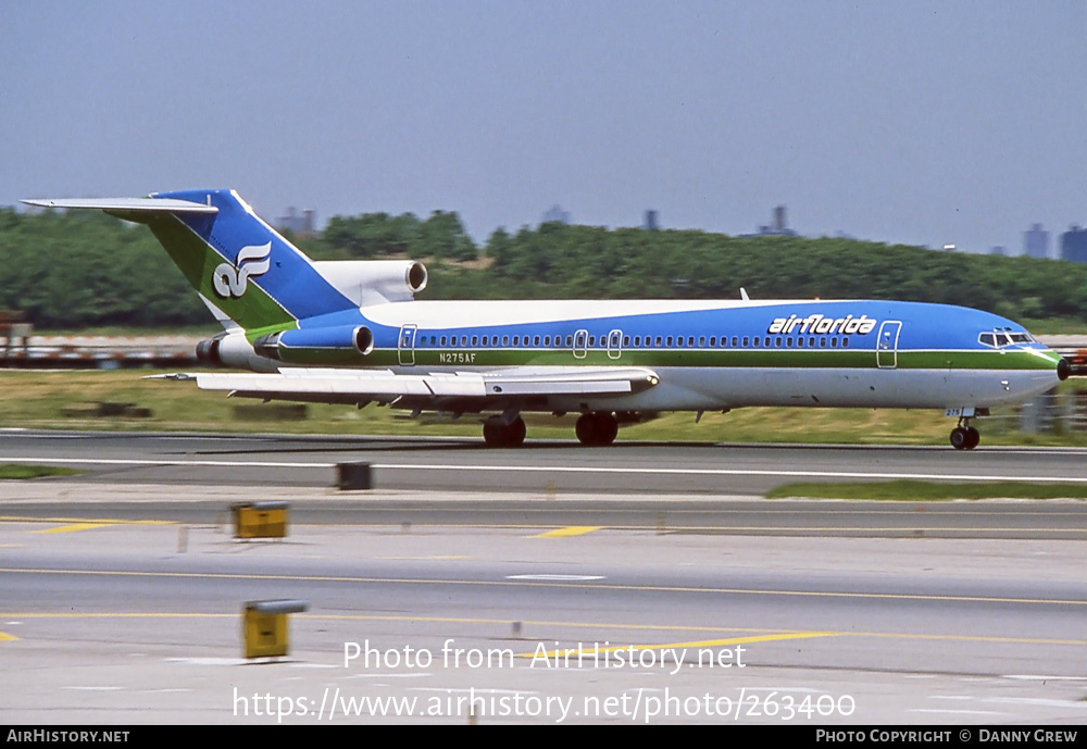 Aircraft Photo of N275AF | Boeing 727-227/Adv | Air Florida | AirHistory.net #263400