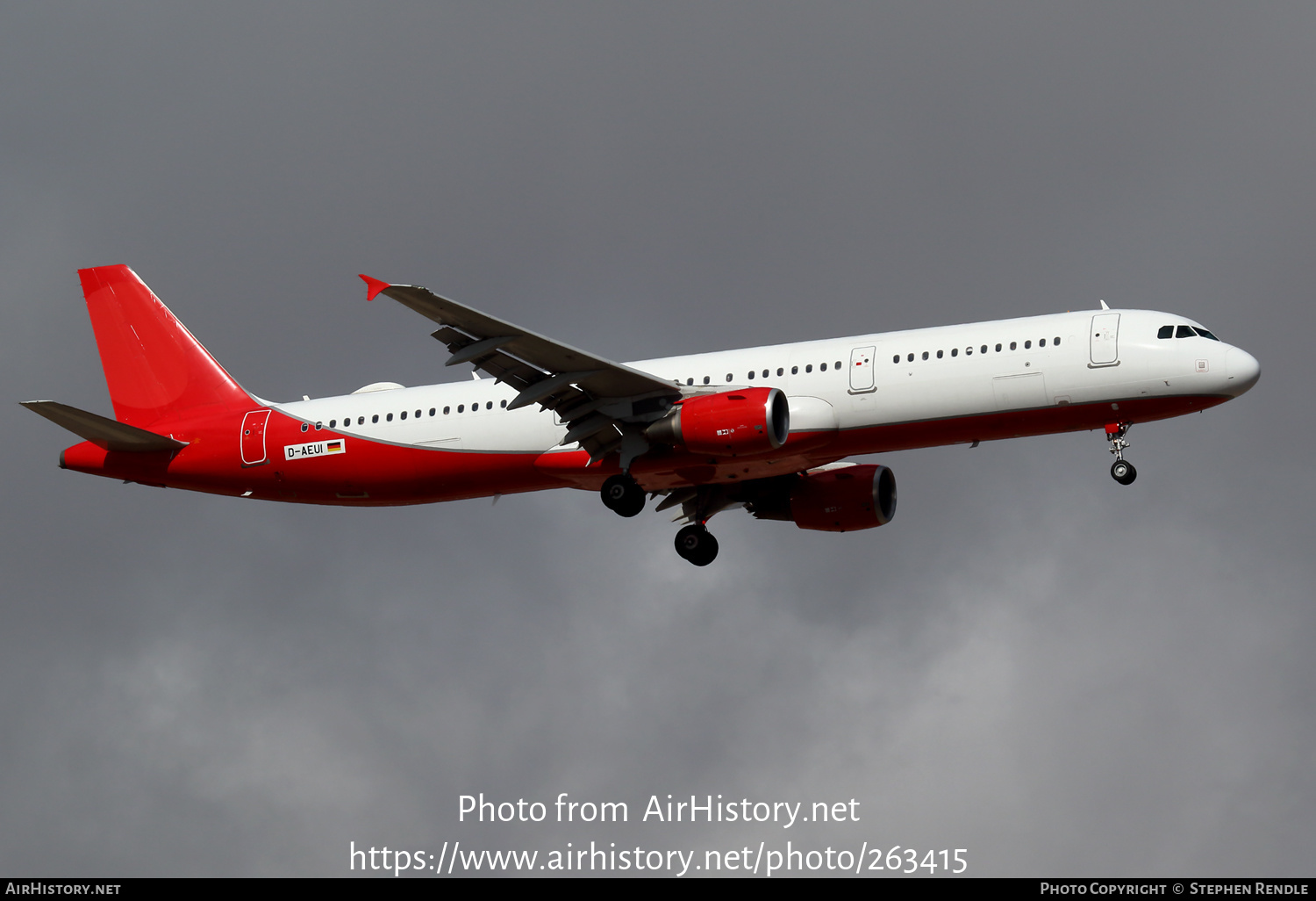 Aircraft Photo of D-AEUI | Airbus A321-211 | AirHistory.net #263415