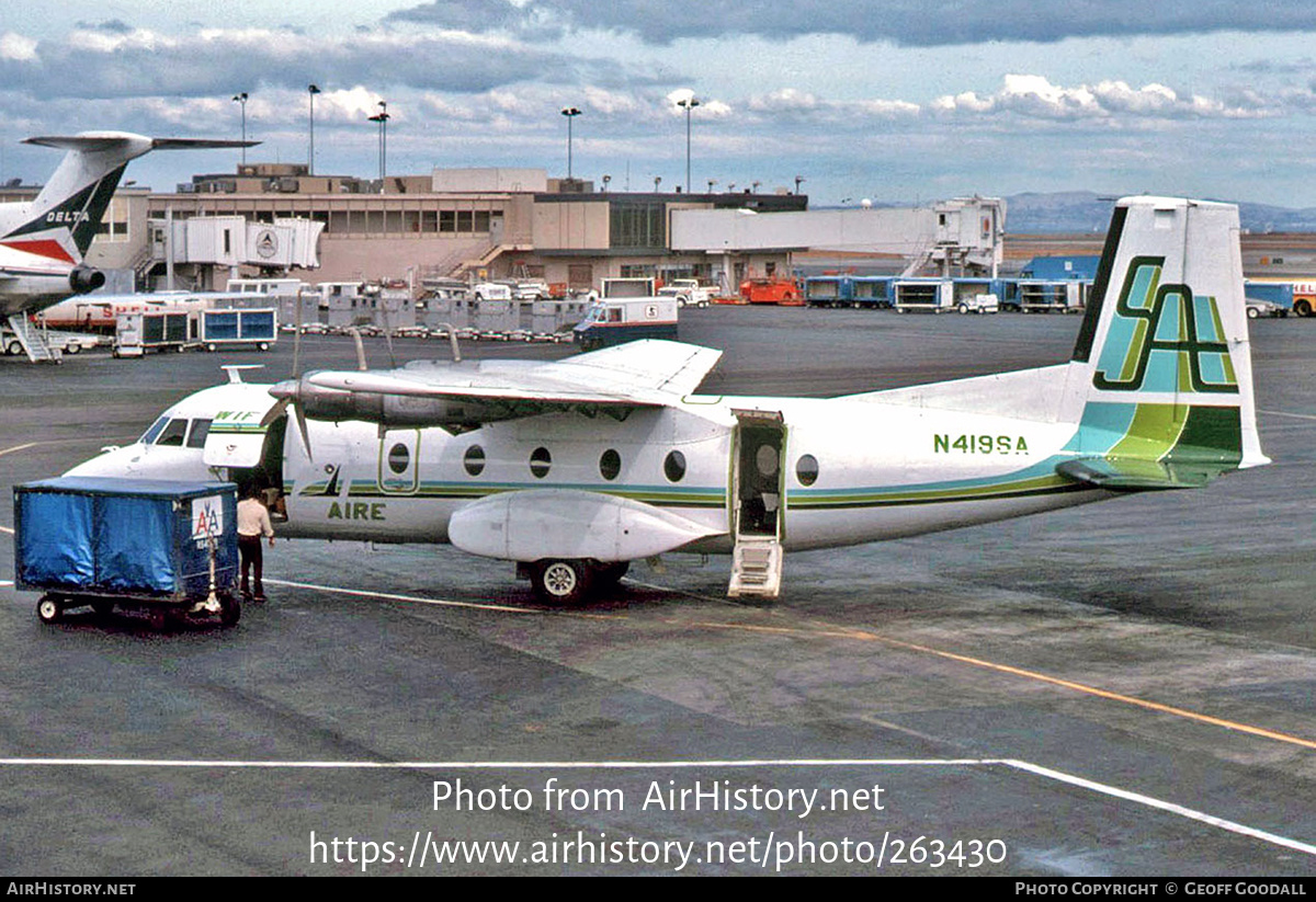 Aircraft Photo of N419SA | Nord 262A-14 | Swift Aire | AirHistory.net #263430