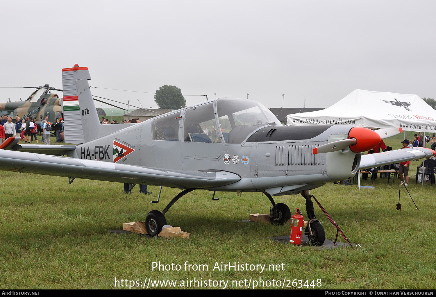 Aircraft Photo of HA-FBK / 076 | Zlin Z-43 | Hungary - Air Force | AirHistory.net #263448