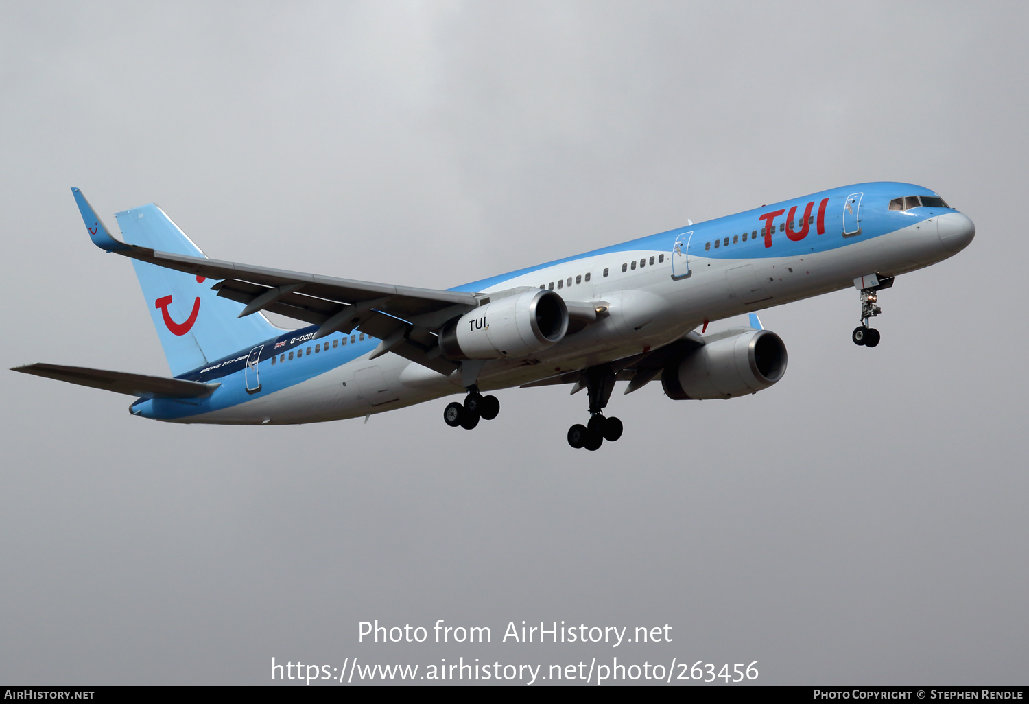 Aircraft Photo of G-OOBA | Boeing 757-28A | TUI | AirHistory.net #263456