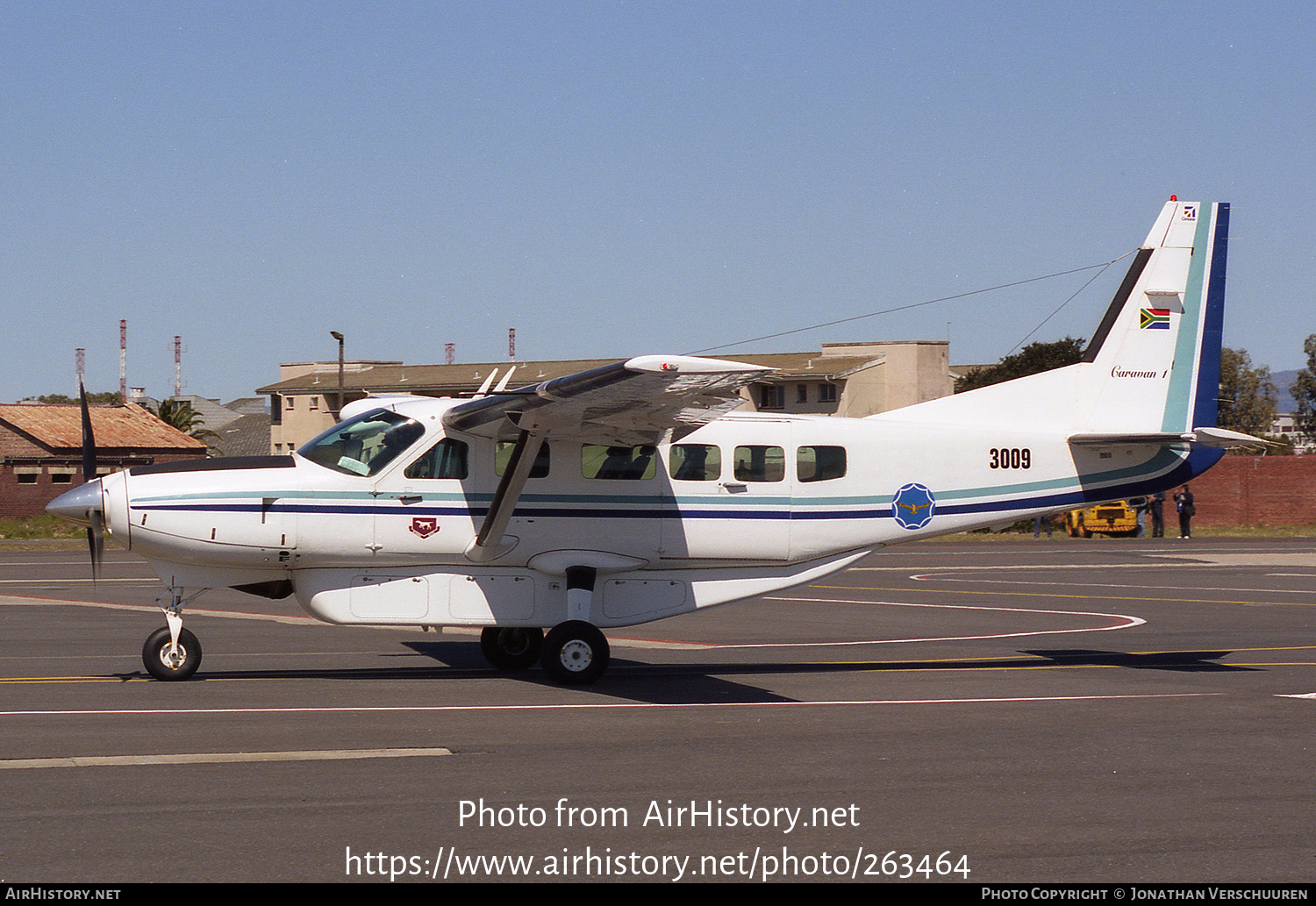 Aircraft Photo of 3009 | Cessna 208 Caravan I | South Africa - Air Force | AirHistory.net #263464