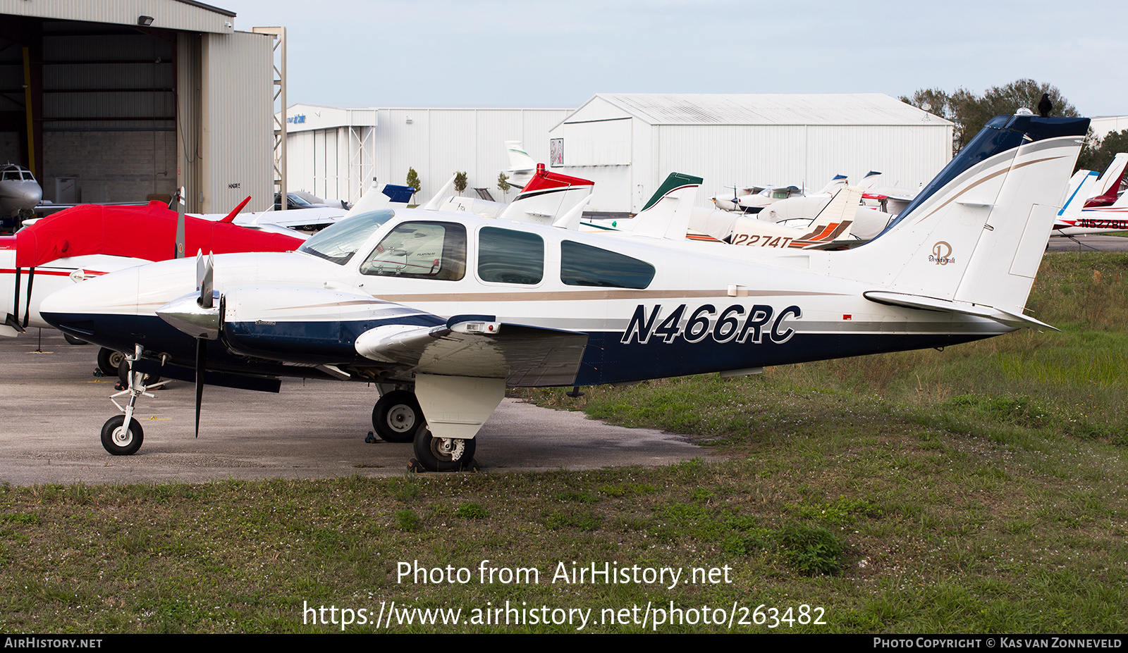 Aircraft Photo of N466RC | Beech E55 Baron | AirHistory.net #263482