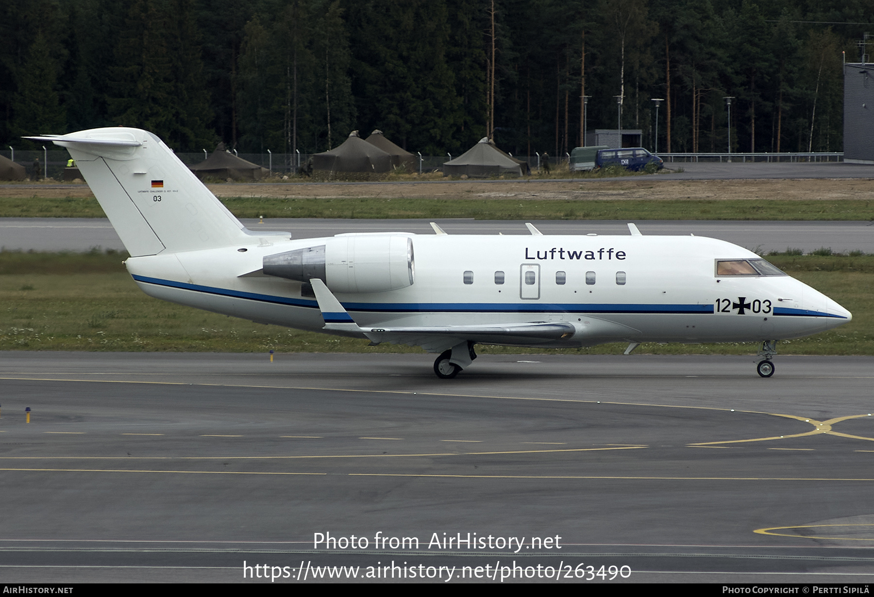 Aircraft Photo of 1203 | Canadair Challenger 601 (CL-600-2A12) | Germany - Air Force | AirHistory.net #263490