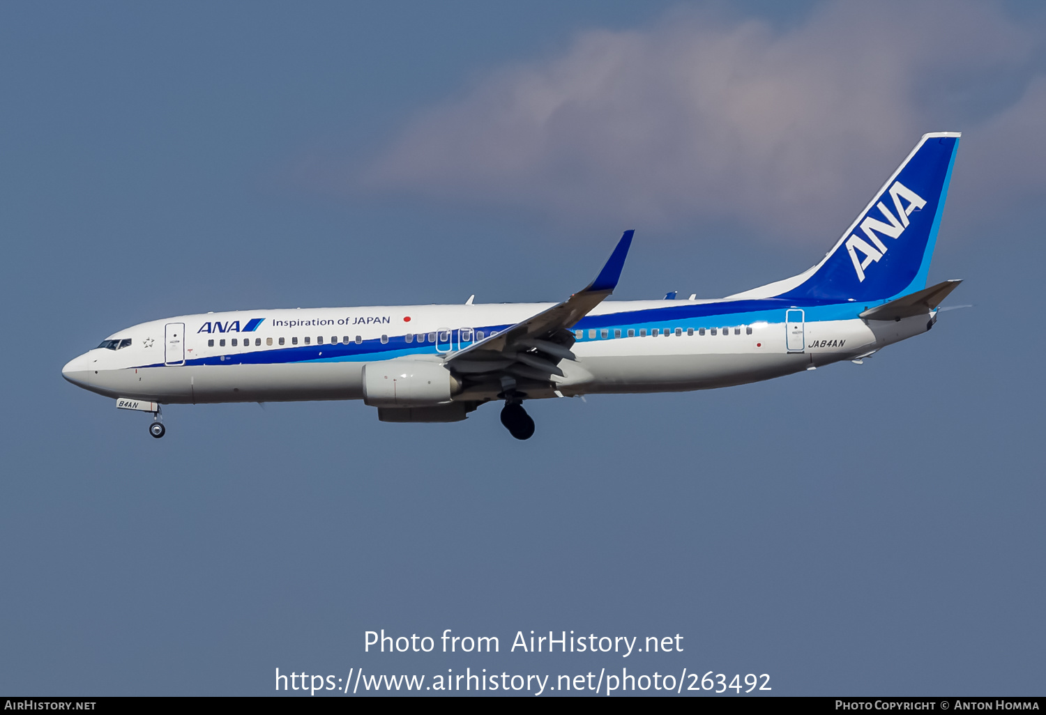 Aircraft Photo of JA84AN | Boeing 737-881 | All Nippon Airways - ANA | AirHistory.net #263492