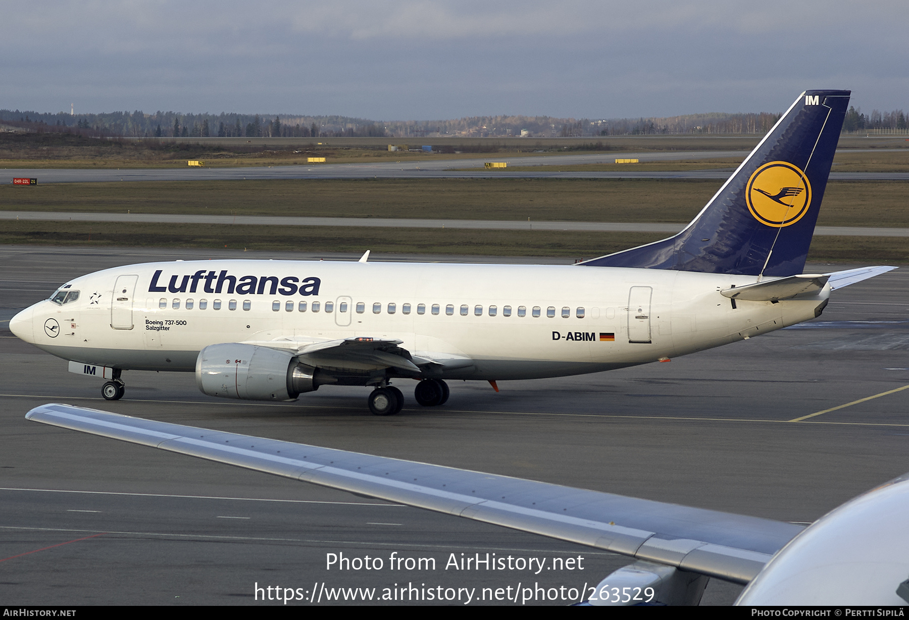 Aircraft Photo of D-ABIM | Boeing 737-530 | Lufthansa | AirHistory.net #263529