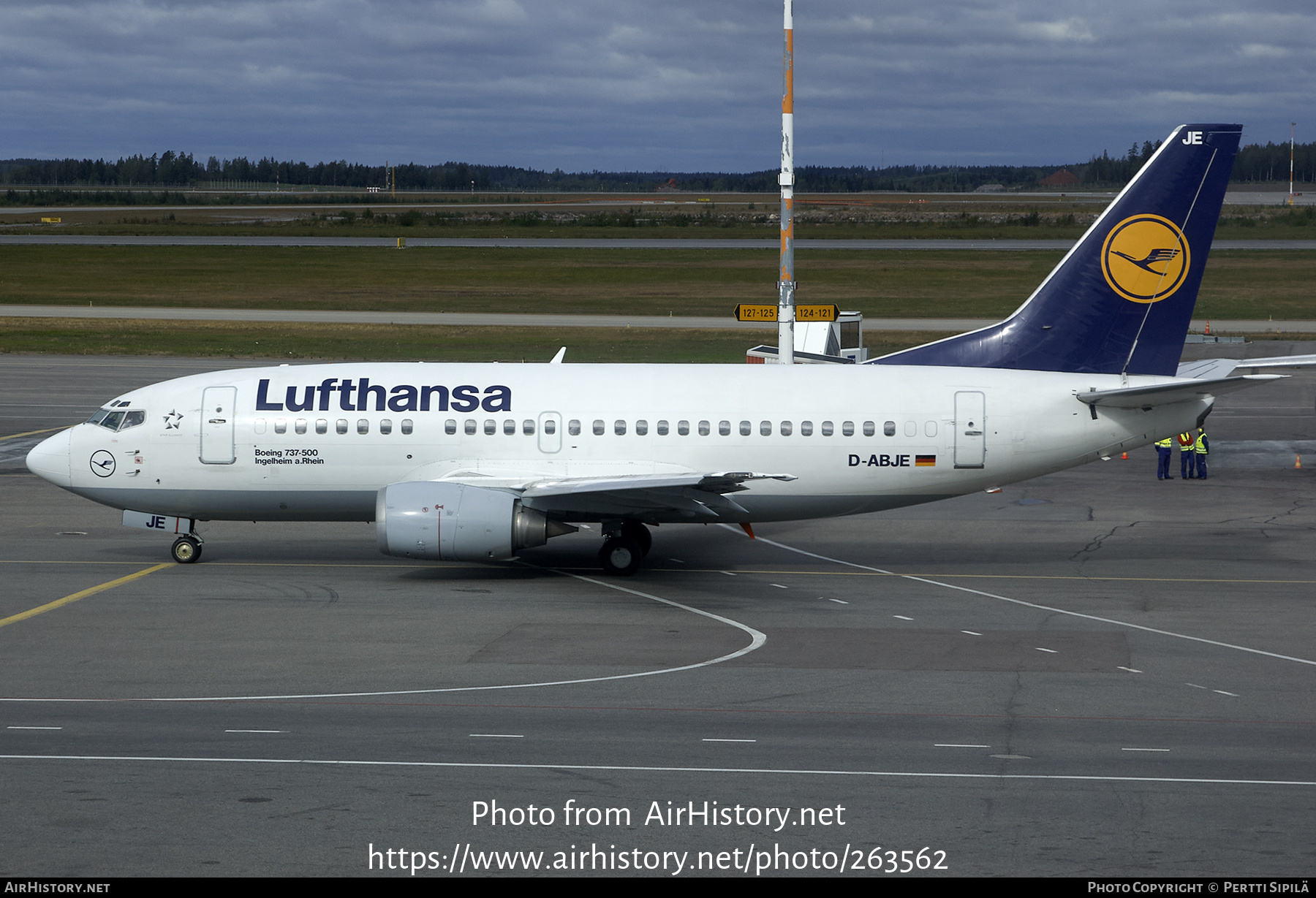 Aircraft Photo of D-ABJE | Boeing 737-530 | Lufthansa | AirHistory.net #263562