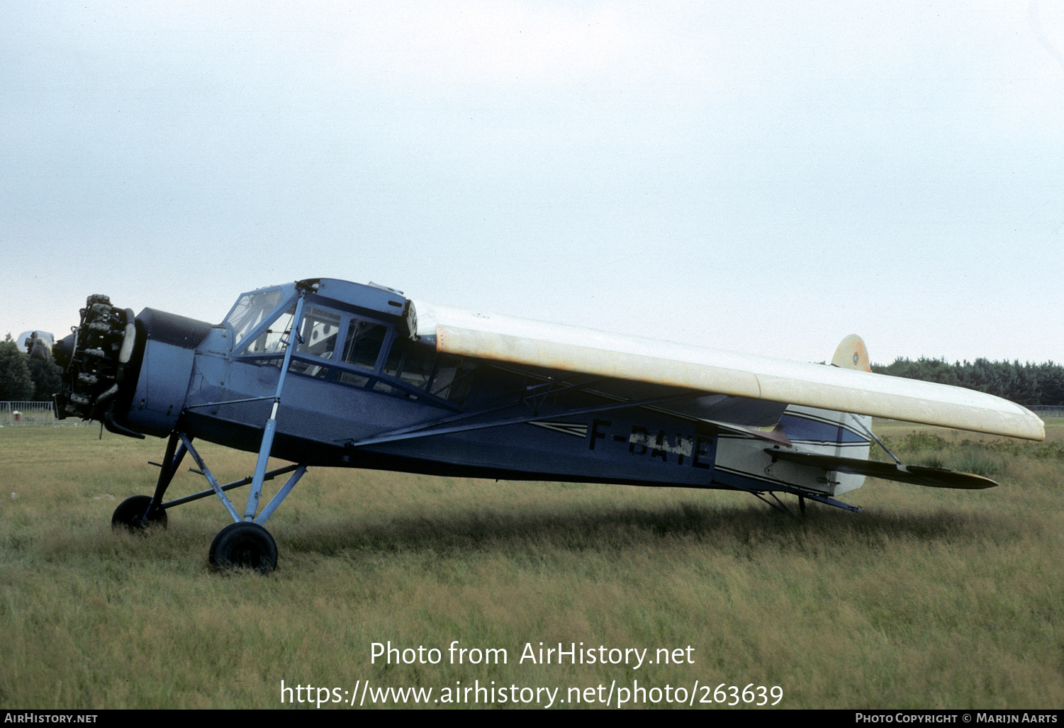 Aircraft Photo of F-BAYE | Morane-Saulnier MS.505 Criquet | AirHistory.net #263639