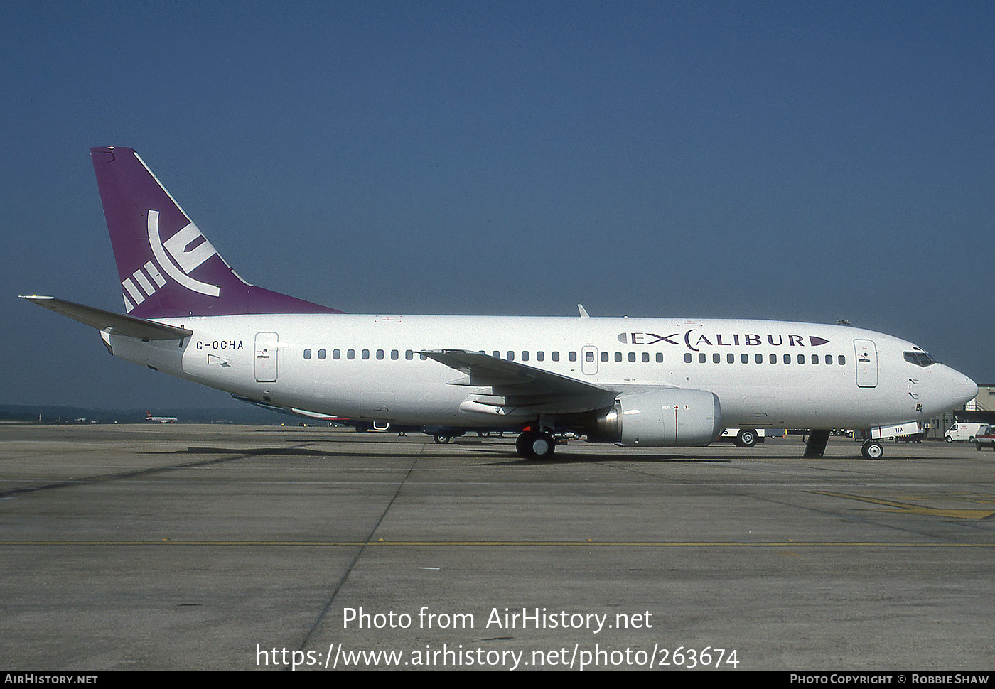 Aircraft Photo of G-OCHA | Boeing 737-3Q8 | Excalibur | AirHistory.net #263674