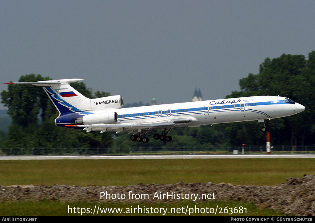 Aircraft Photo of RA-85699 | Tupolev Tu-154M | Sibir - Siberia Airlines | AirHistory.net #263681