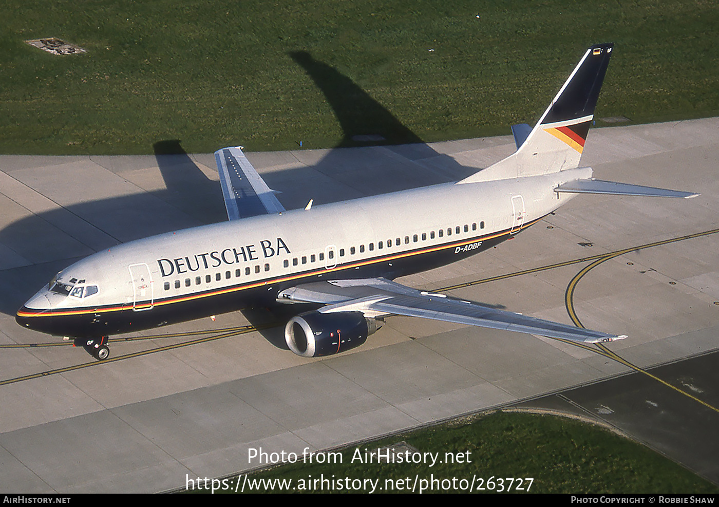 Aircraft Photo of D-ADBF | Boeing 737-3L9 | Deutsche BA | AirHistory.net #263727