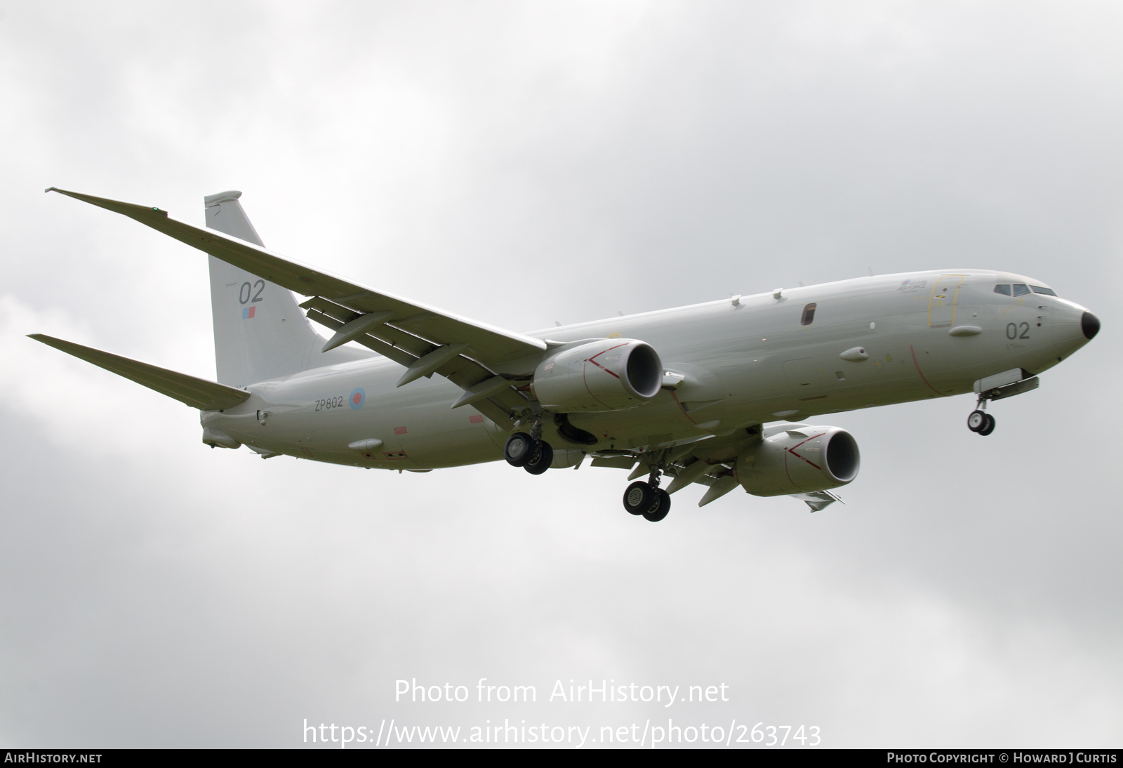 Aircraft Photo of ZP802 | Boeing P-8A Poseidon MRA1 | UK - Air Force | AirHistory.net #263743