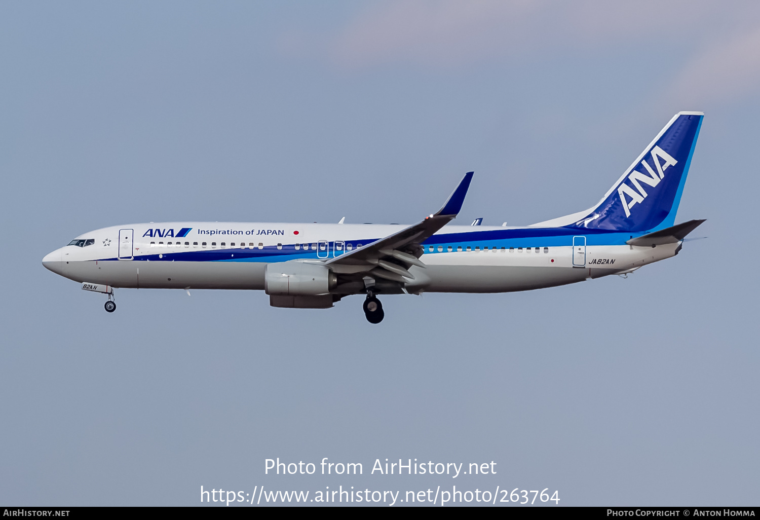 Aircraft Photo of JA82AN | Boeing 737-881 | All Nippon Airways - ANA | AirHistory.net #263764