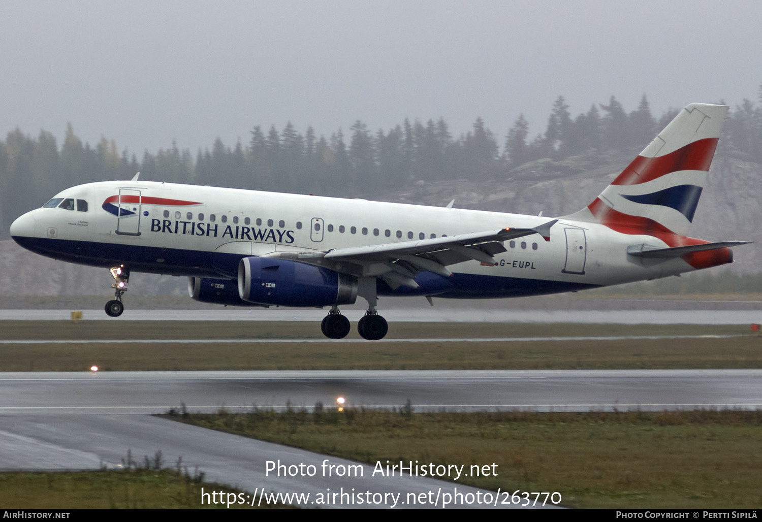 Aircraft Photo of G-EUPL | Airbus A319-131 | British Airways | AirHistory.net #263770