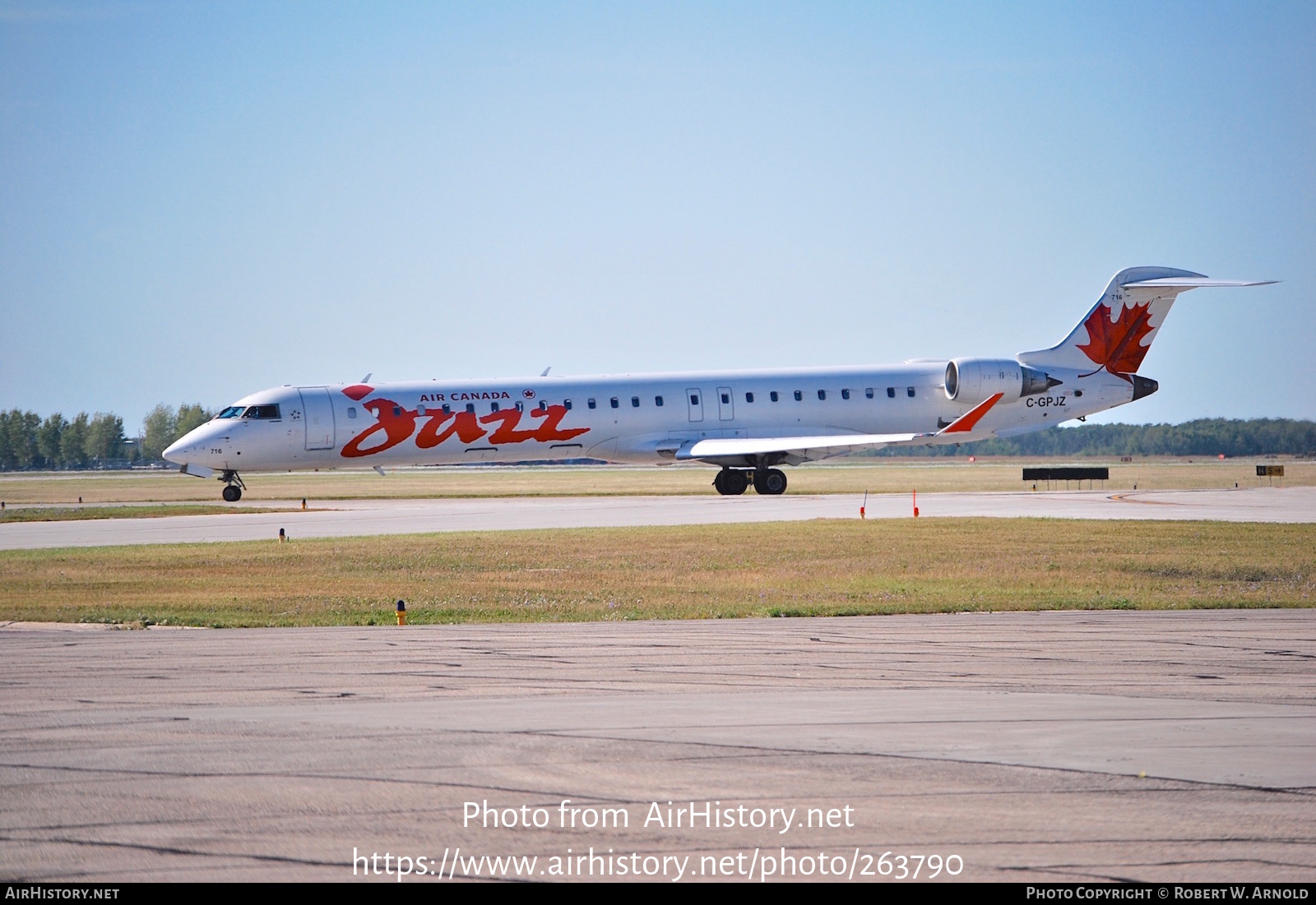 Aircraft Photo of C-GPJZ | Bombardier CRJ-705 (CL-600-2D15) | Air Canada Jazz | AirHistory.net #263790